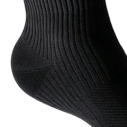 Classic Cotton Crew Socks – Black & Grey | Everyday Business Essential