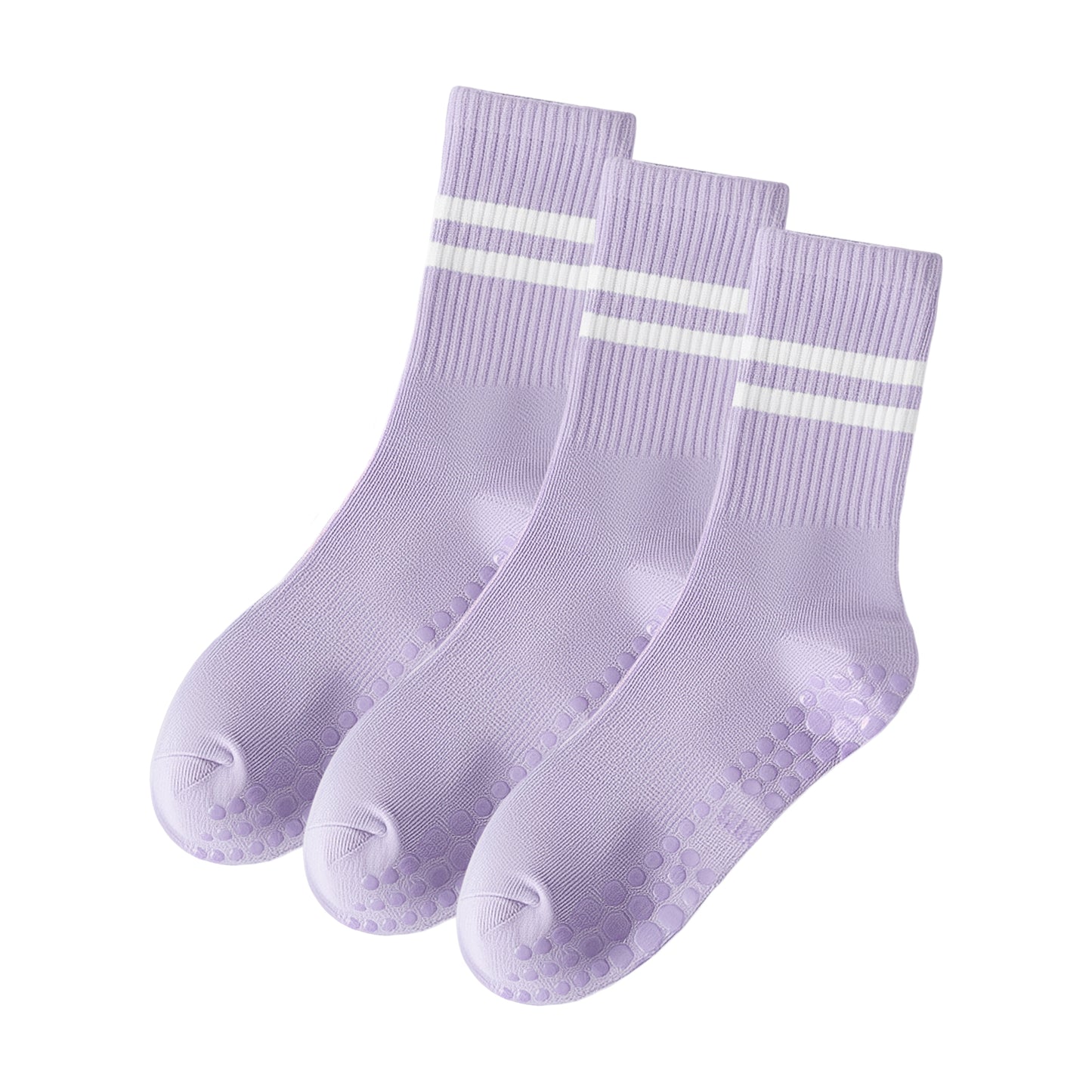 Grip Cotton Crew Socks – For Yoga & Studio Training