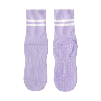 Grip Cotton Crew Socks – For Yoga & Studio Training