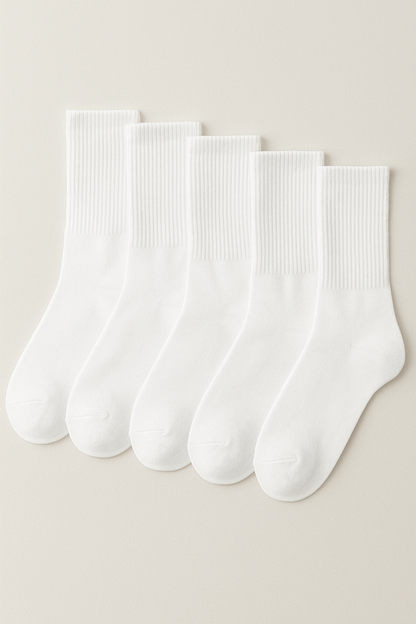 Sockelle Crew Cotton Socks – Soft, Breathable Everyday Comfort