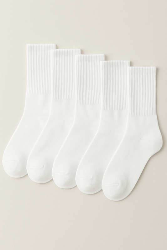 Sockelle Crew Cotton Socks – Soft, Breathable Everyday Comfort